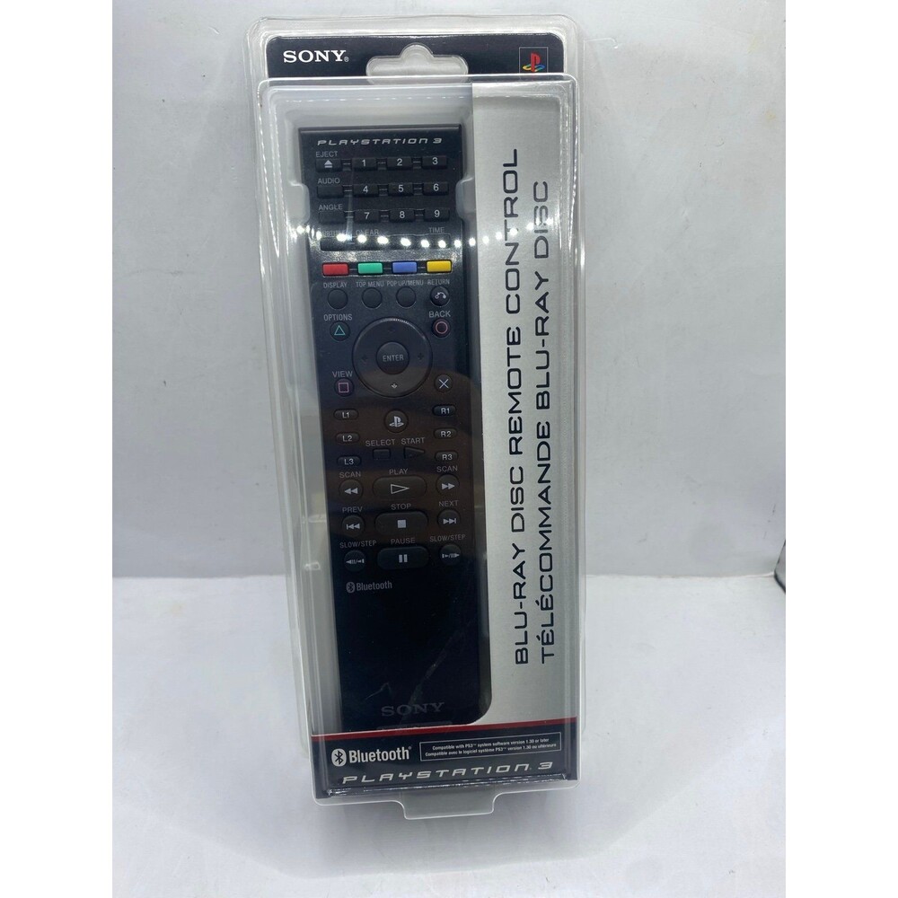 Sony PlayStation 3 PS3 Official BD Media Blu-ray Disc Remote Control